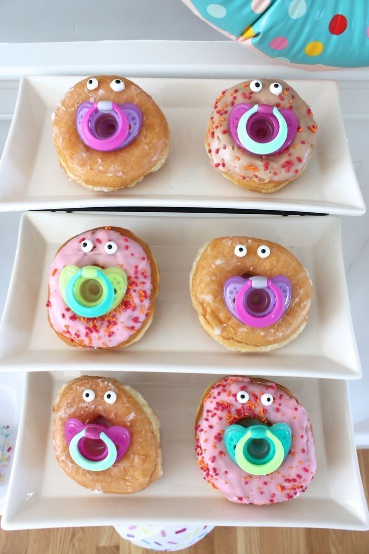 10 Great Pink Baby Shower Food Ideas sprinkle baby shower baby shower foods donuts and babies 1 2022
