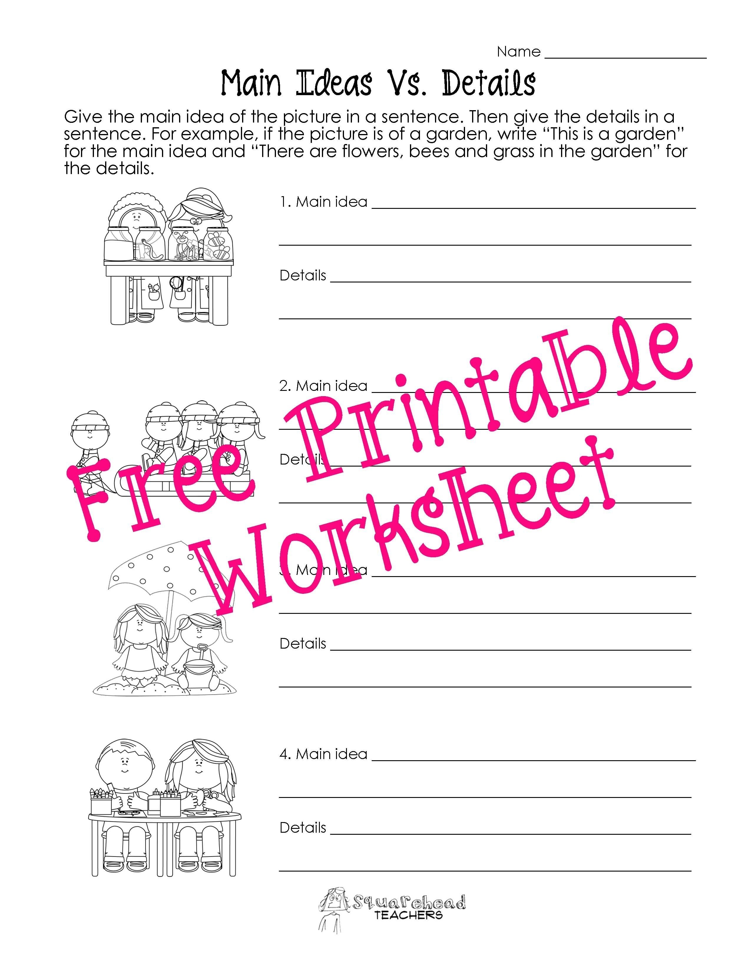 10 Attractive Main Idea And Details Worksheets 3Rd Grade 2023