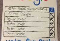 student council poster. google poster. | student council elections