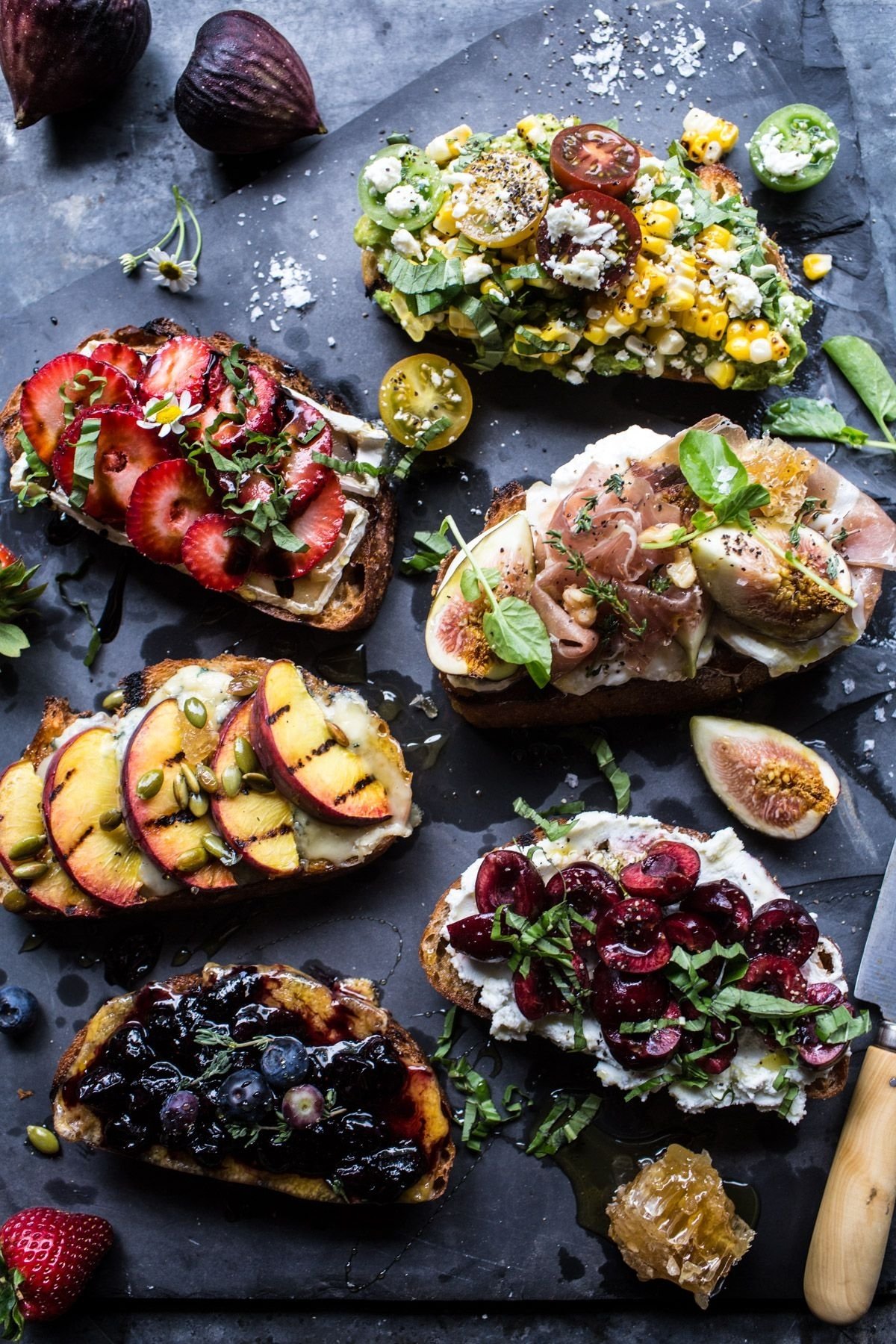 10 Wonderful Vegetarian Dinner Party Menu Ideas summer crostini 6 ways summer food and food and drink 2024