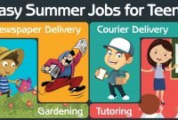 summer jobs for 14 and 15 year olds: first rung to professionalism