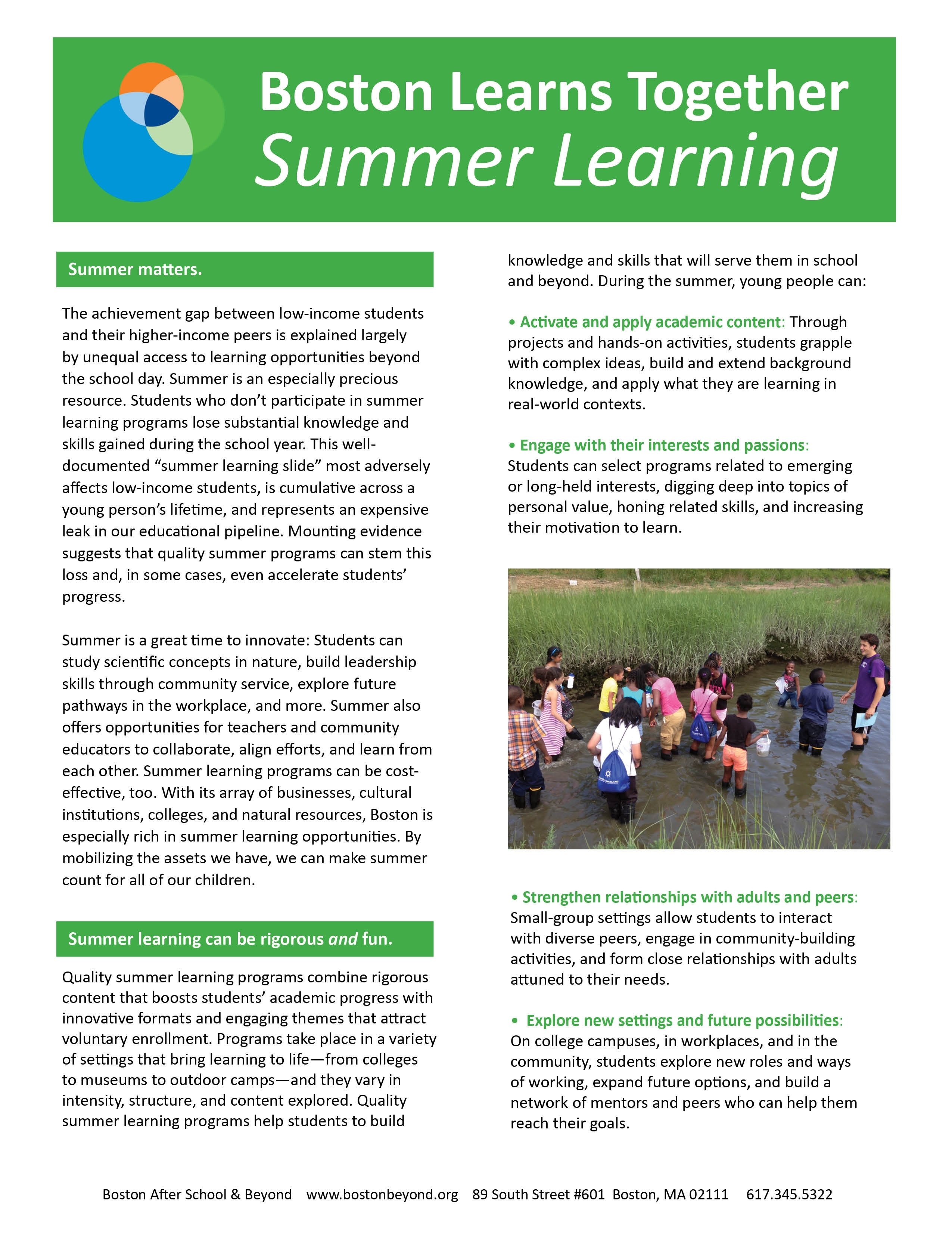 10 Attractive After School Program Activities Ideas summer learning programs boston after school beyond 1 2022