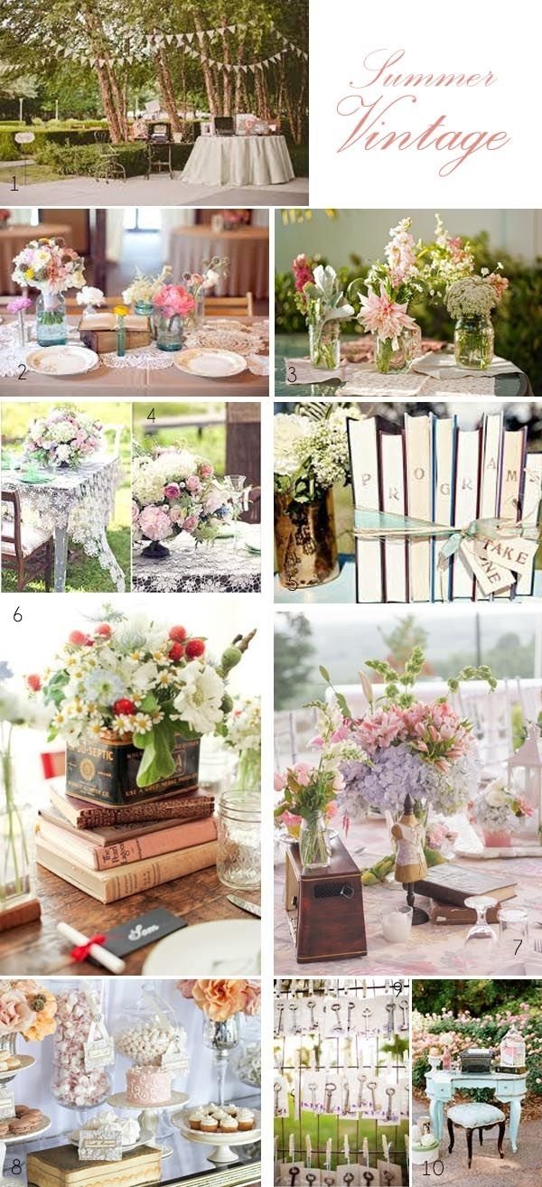 10 Best Vintage Wedding Ideas For Summer summer wedding decorations vintage weddings table decoratingdeas 2022