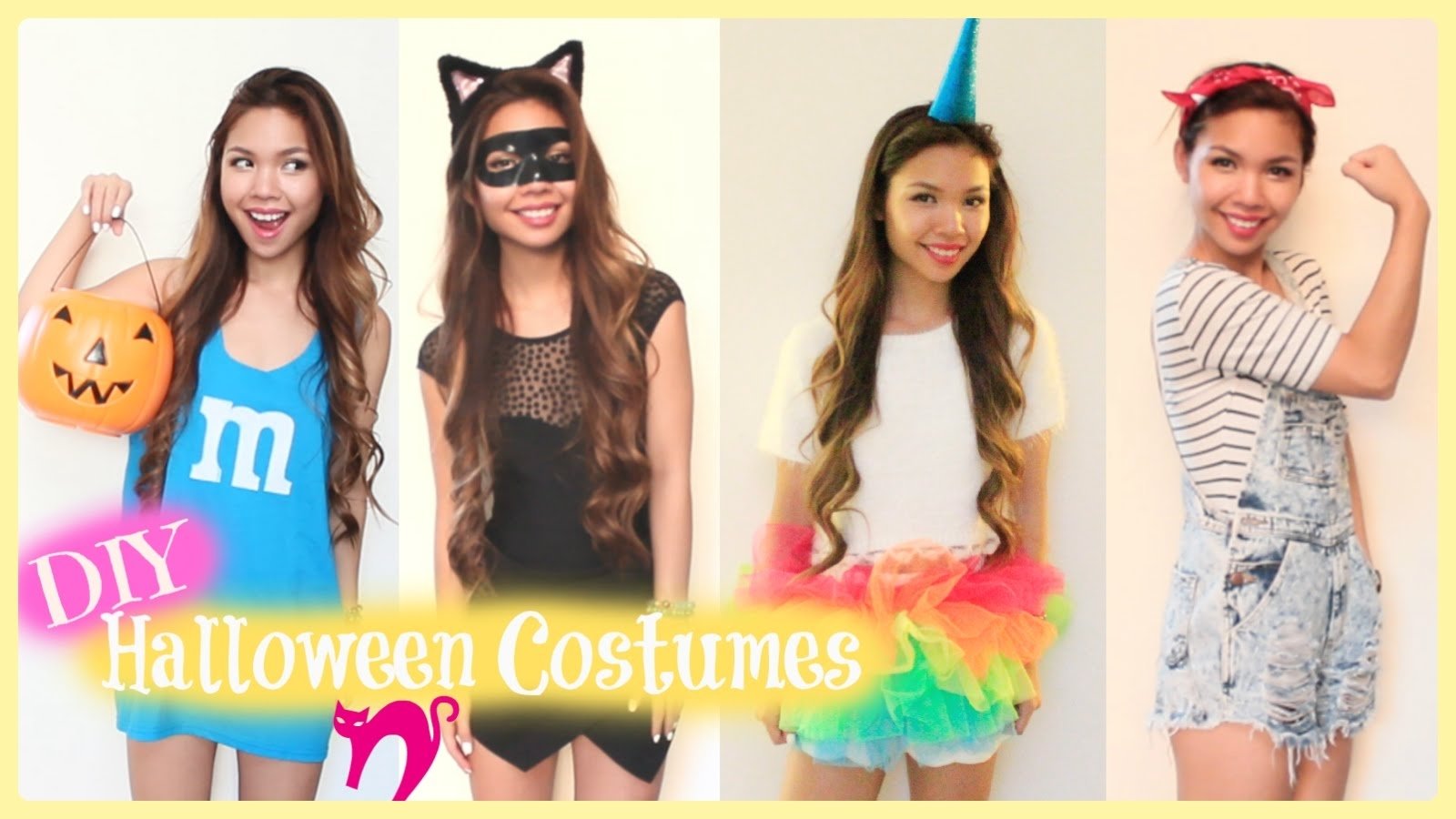 10 Fashionable Homemade Halloween Costume Ideas For Girls super easy last minute diy halloween costumes 2014 youtube 10 2023