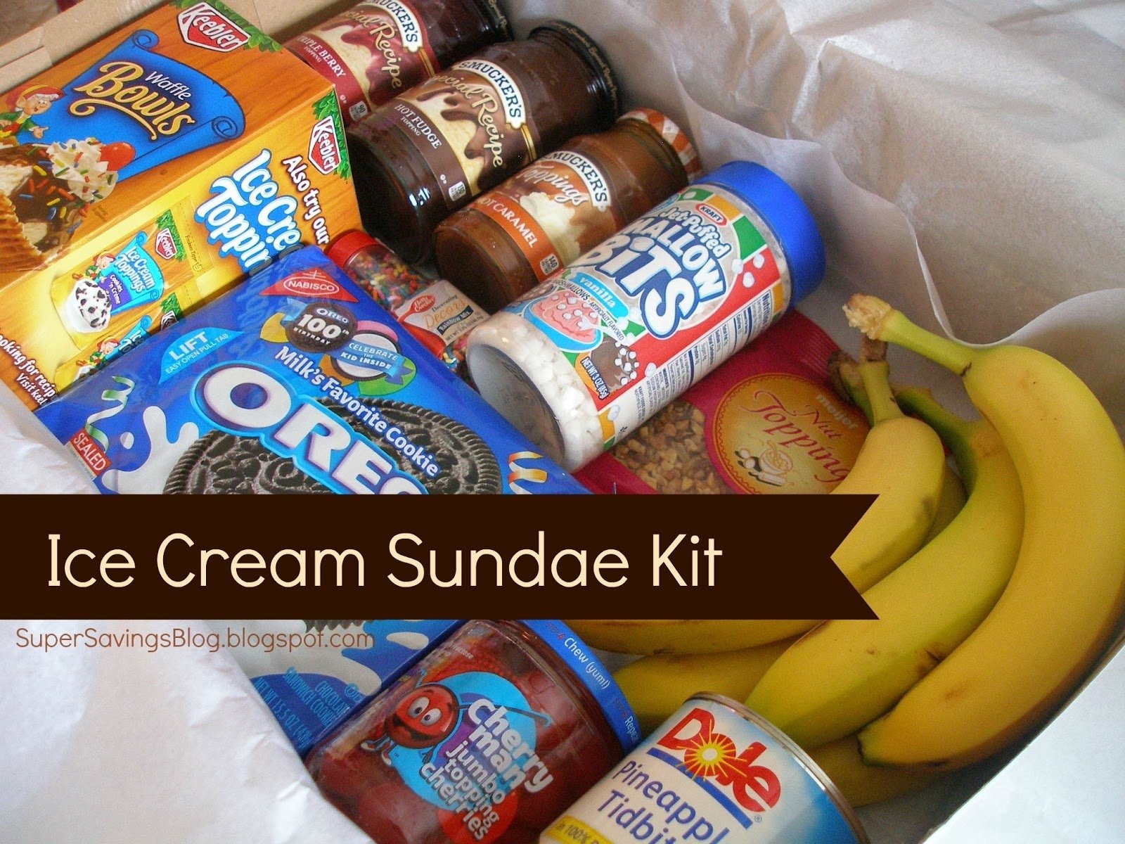 10 Trendy Ice Cream Gift Basket Ideas super savings diy ice cream sundae kit great group gift idea 2022