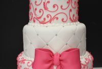 sweet 16 cake, maybe in red and black and gold instead | sweet 16