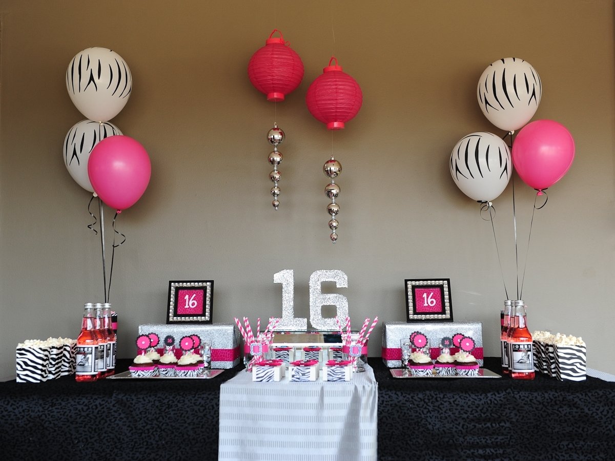 10 Perfect Ideas For 16Th Birthday Party sweet 16 party decorations ideas 14 sweet 16 bday pinterest 13 2022