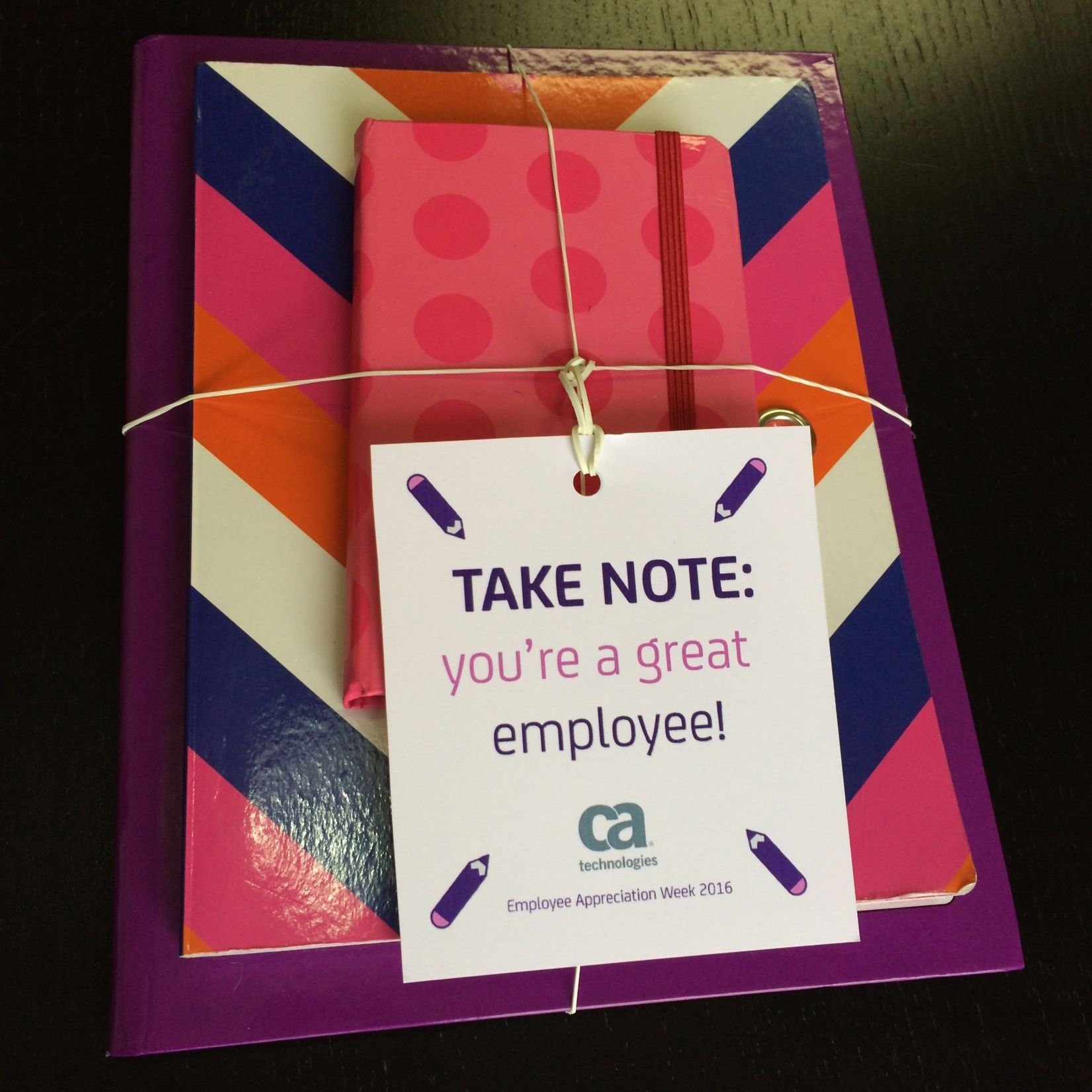 10 Beautiful Low Cost Employee Recognition Ideas take note youre a great employee notebook set fun easy and 2022
