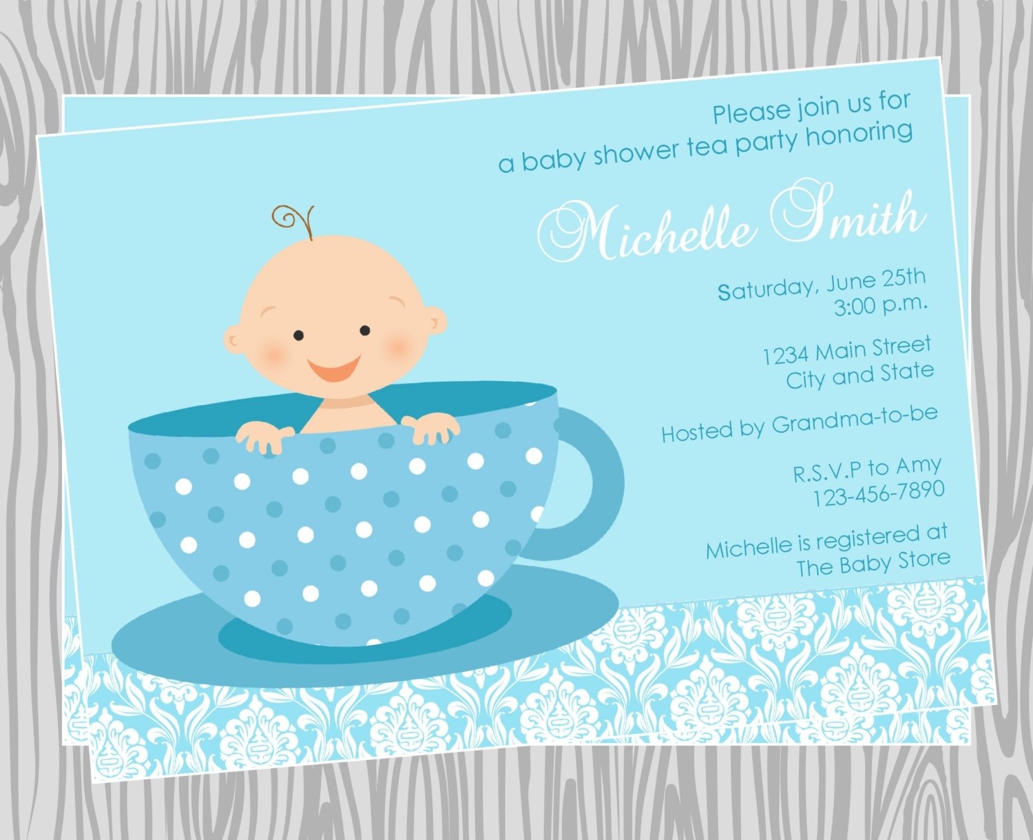 10 Fashionable Ideas For Baby Shower Invitations tea party baby shower invitations e280a2 baby showers design 2022
