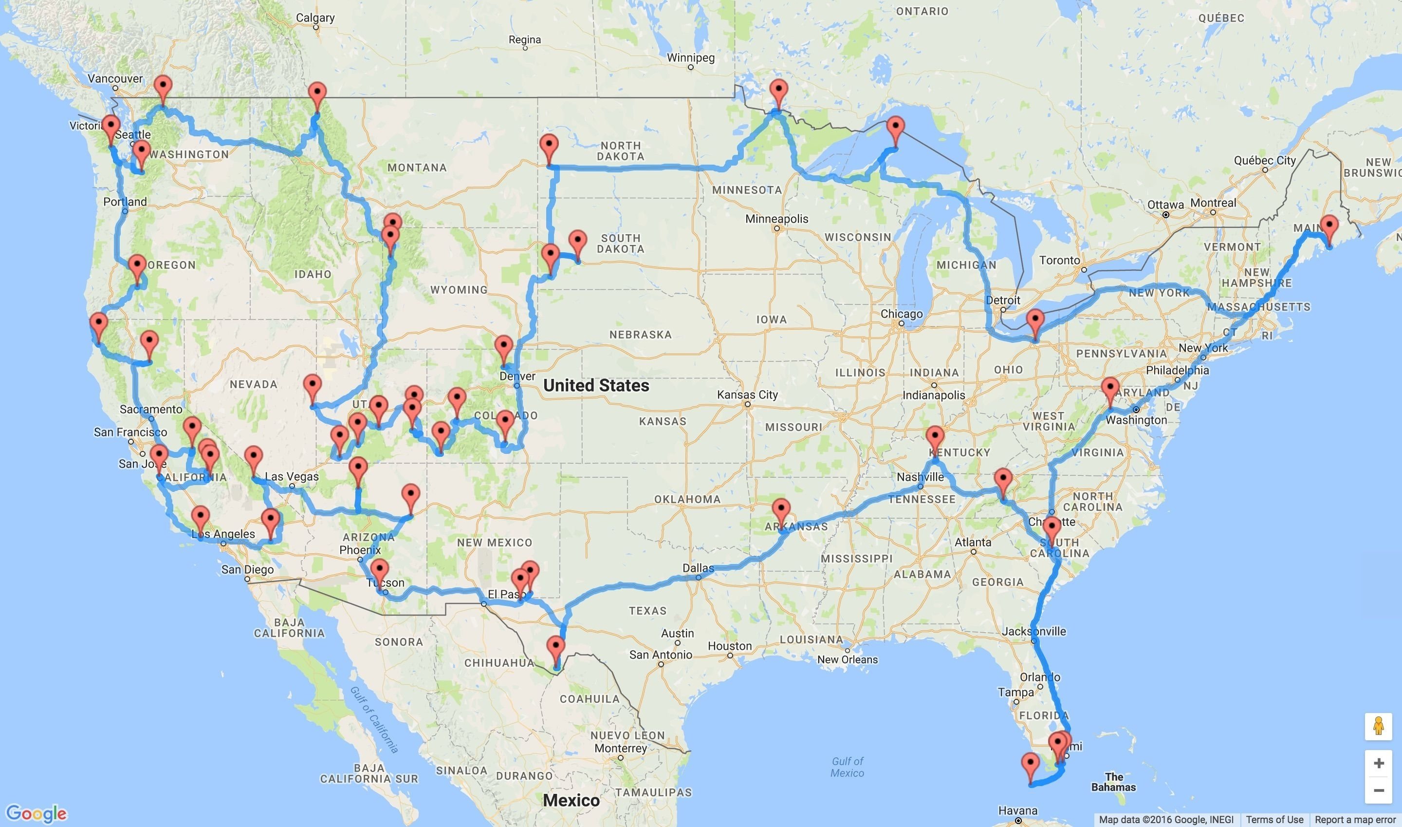 10 Unique Cross Country Road Trip Ideas the best road trip itinerary to see all the us national parks 2022