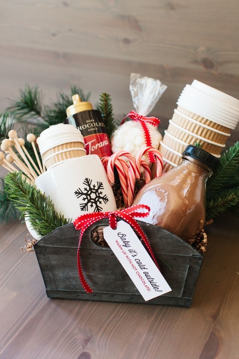 10 Stylish Christmas Gift Basket Ideas For Couples the perfect hot cocoa gift basket diy network basket ideas and 1 2022