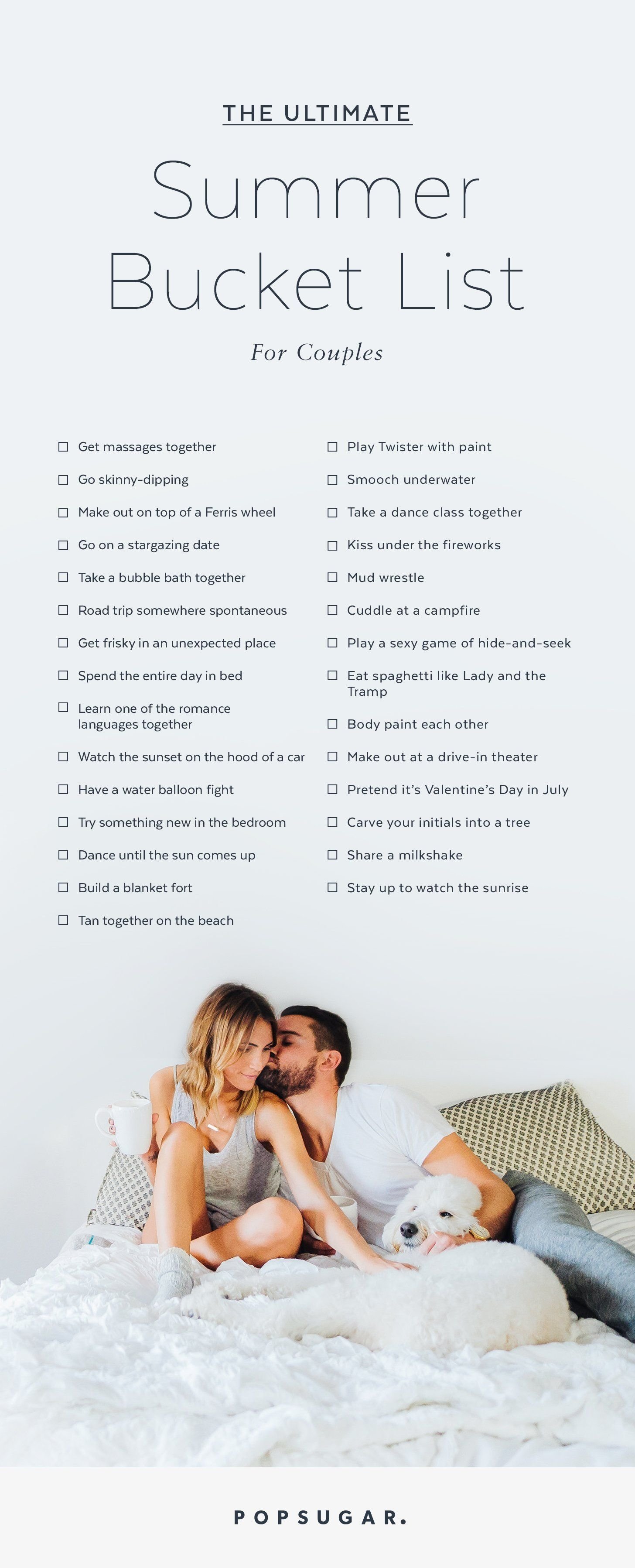 10 Amazing Summer Bucket List Ideas For Couples the ultimate summer couples bucket list buckets couples and summer 2022