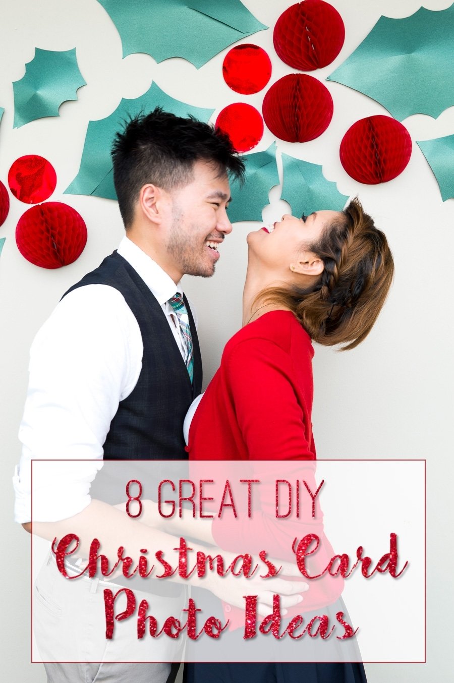 10 Spectacular Christmas Card Photo Ideas For Couples the wedding scoop 1 2022