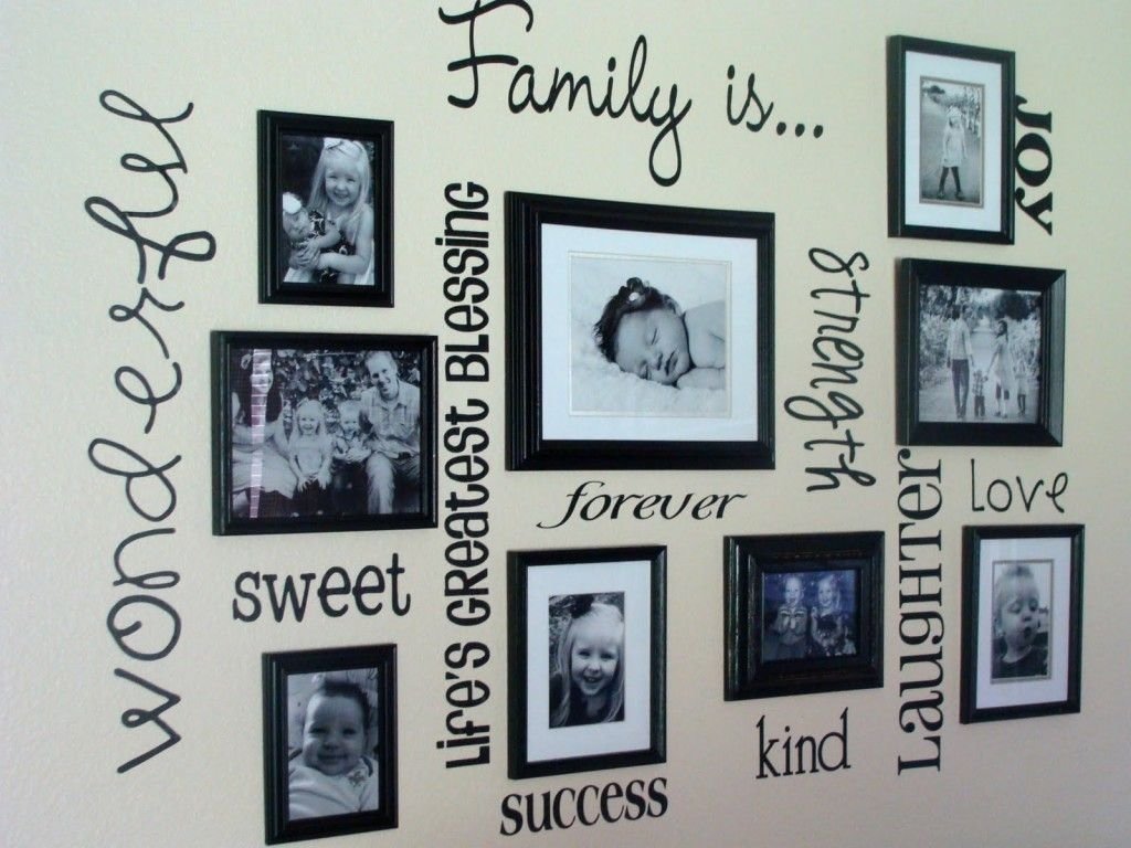 10 Cute Family Photo Wall Collage Ideas these are some great ideas for when we stop moving all the time 2022