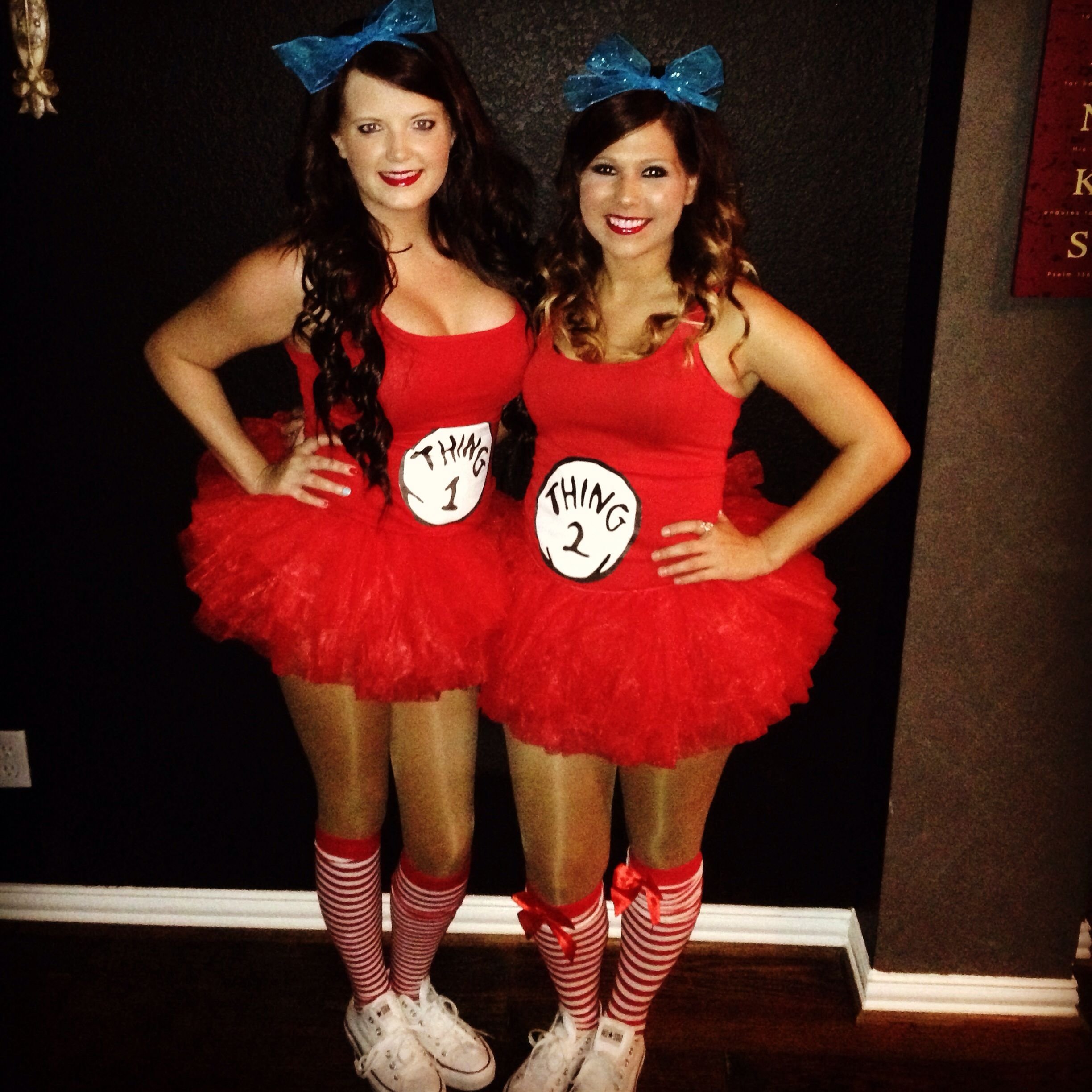 10 Pretty Best Female Halloween Costume Ideas thing 1 and thing 2 costumes cute fashion pinterest costumes 2 2022