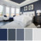 this bedroom design has the right idea. the rich blue color palette