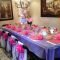 this momma went all out! she created a beautiful table display to go