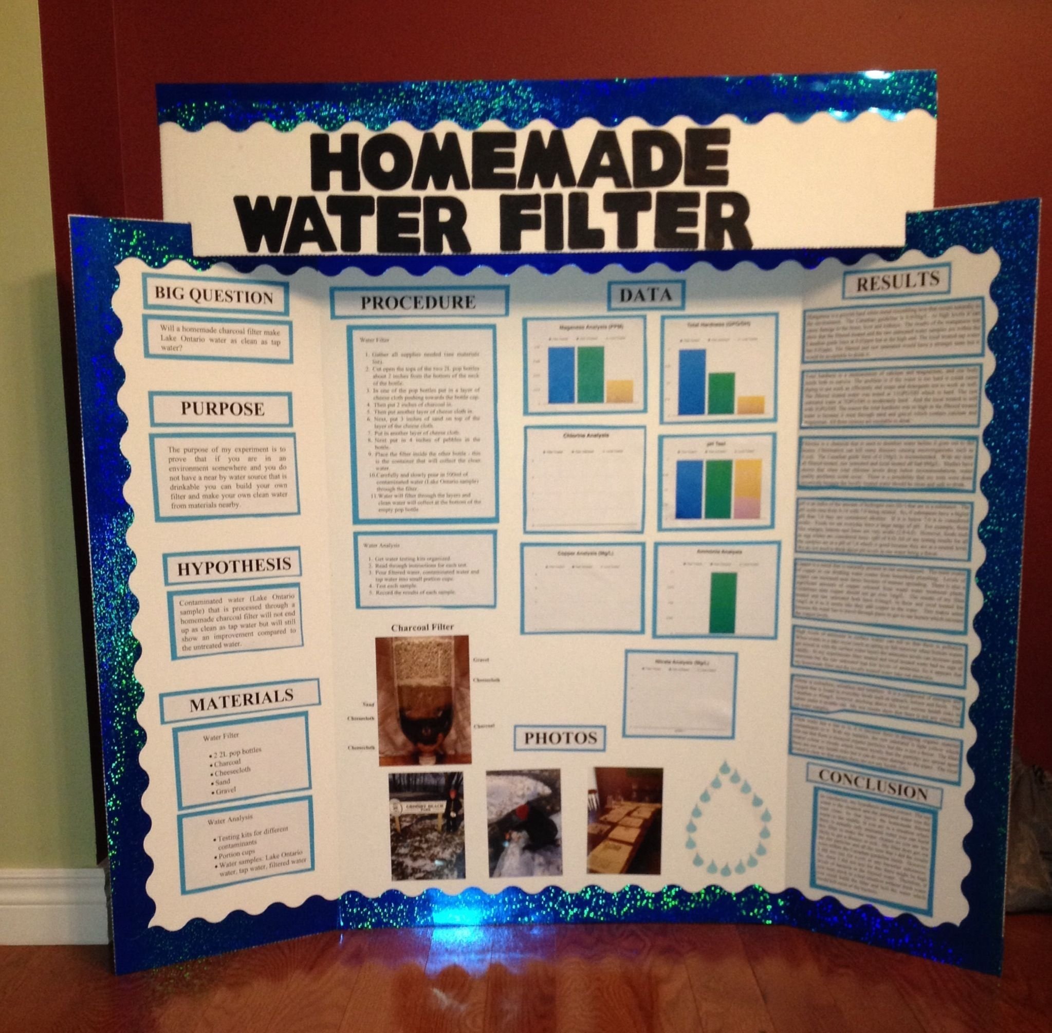 presentation board for science fair project