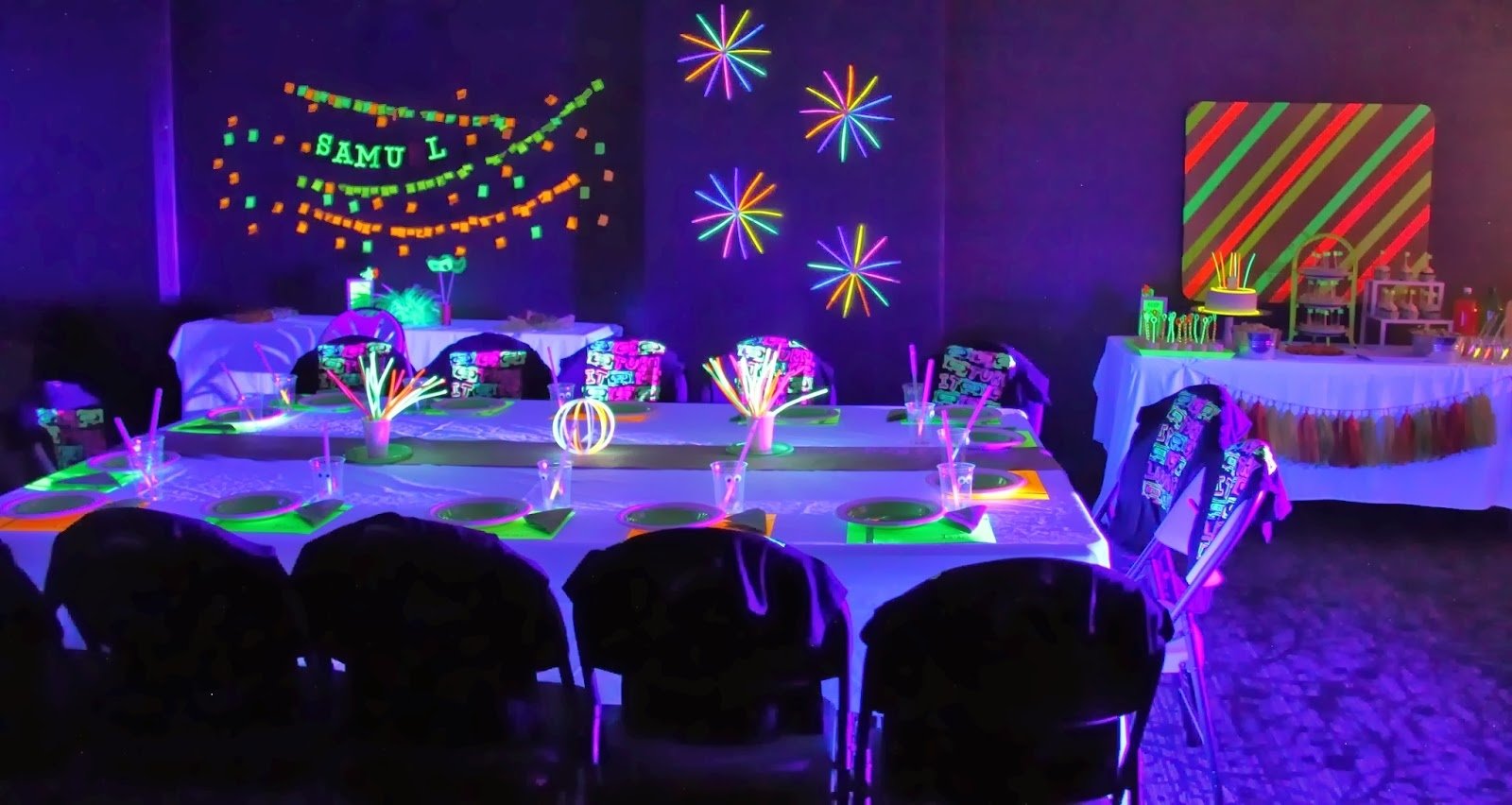10 Great Cool Glow In The Dark Ideas threelittlebirds events neon glow in the dark birthday party 1 2023