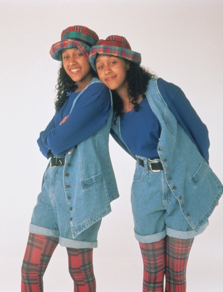 10 Most Popular Halloween Costume Ideas For Sisters tia landry and tamera campbell from sister sister halloween 2022