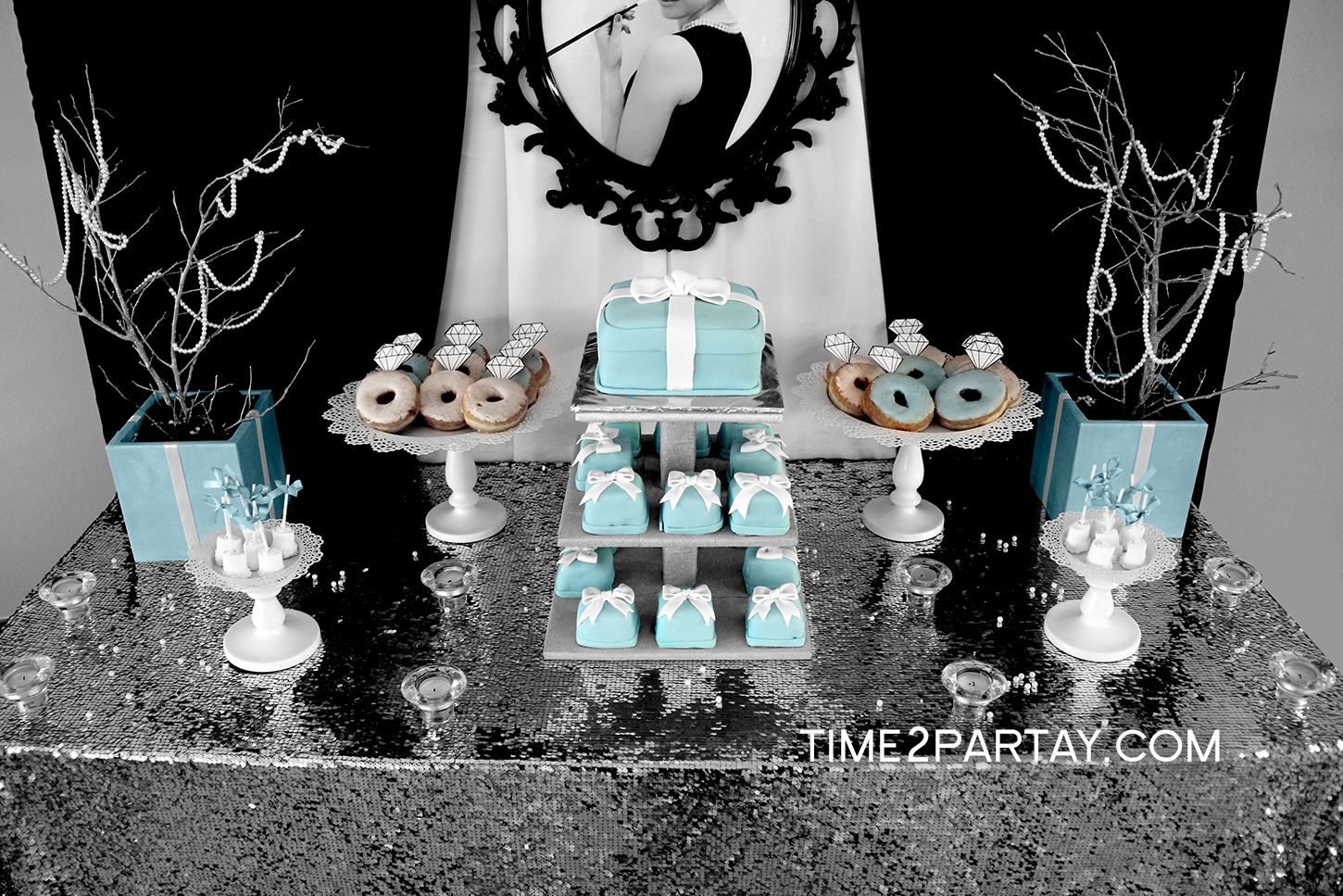 10 Best Black And White Bridal Shower Ideas time2partay blogspot lamiss tiffany co themed bridal shower 2022