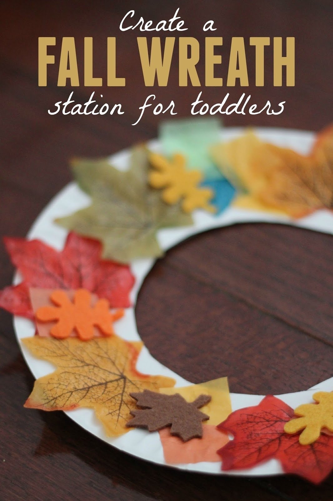 10 Awesome Fall Craft Ideas For Toddlers toddler approved fall wreath making station for toddlers 2022