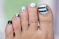 toe nail art design for beginners - youtube