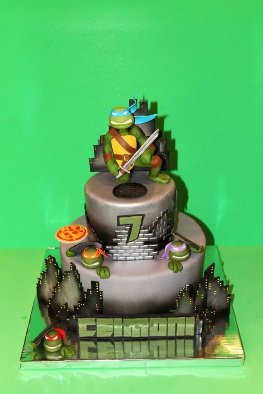 10 Fashionable Teenage Mutant Ninja Turtles Cake Ideas totally tubular teenage mutant ninja turtles cakes cakecentral 1 2022