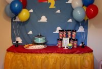 toy story themed birthday party ideas - decorating of party