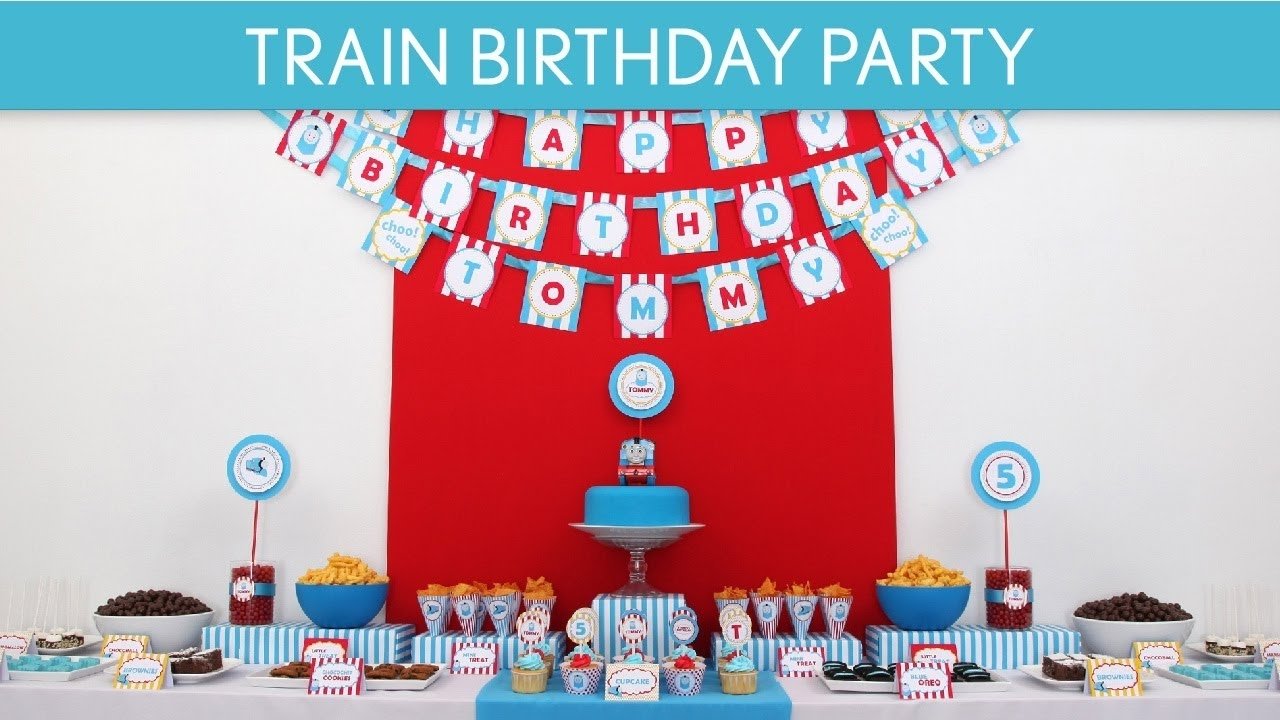 10 Fabulous Train Themed Birthday Party Ideas train birthday party ideas choo choo train b4 youtube 2022