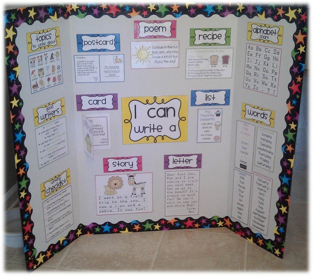 how to make a poster board presentation