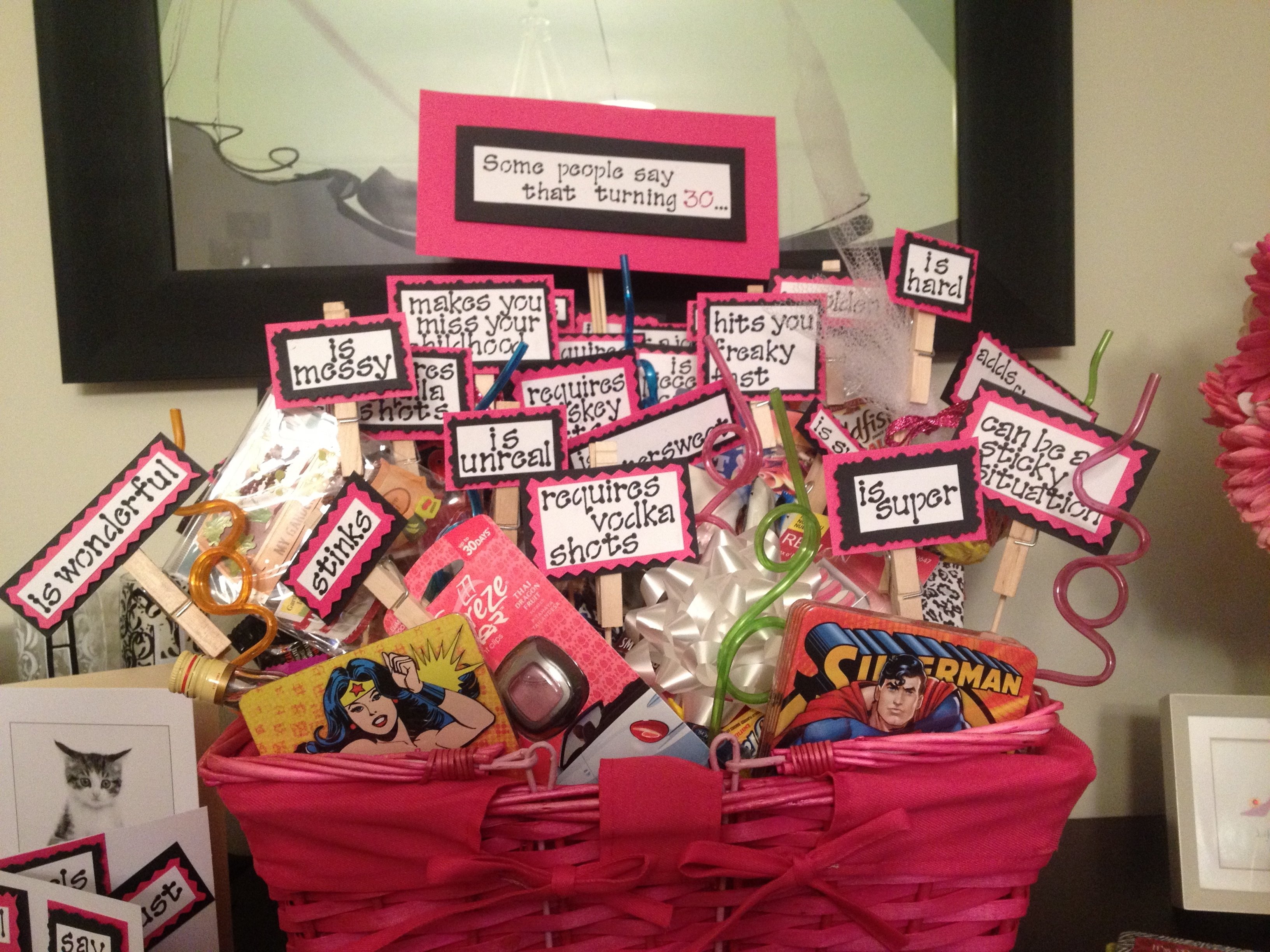 10 Cute 30Th Bday Ideas For Her turning 30 birthday basket dispatches from the castle 1 2022