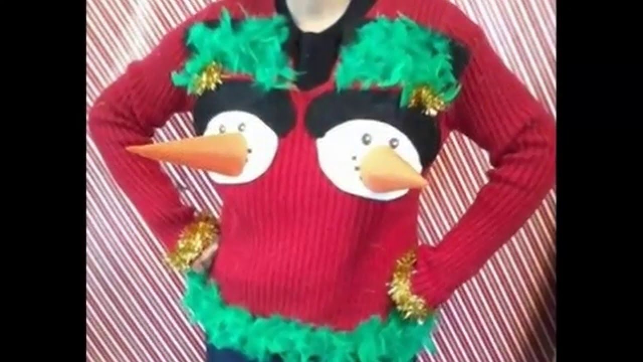 10 Ideal Diy Ugly Christmas Sweater Ideas ugly christmas sweater ideas diy 2015 youtube 3 2022