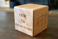 unique wood gifts for 5th wedding anniversary | wedding gifts