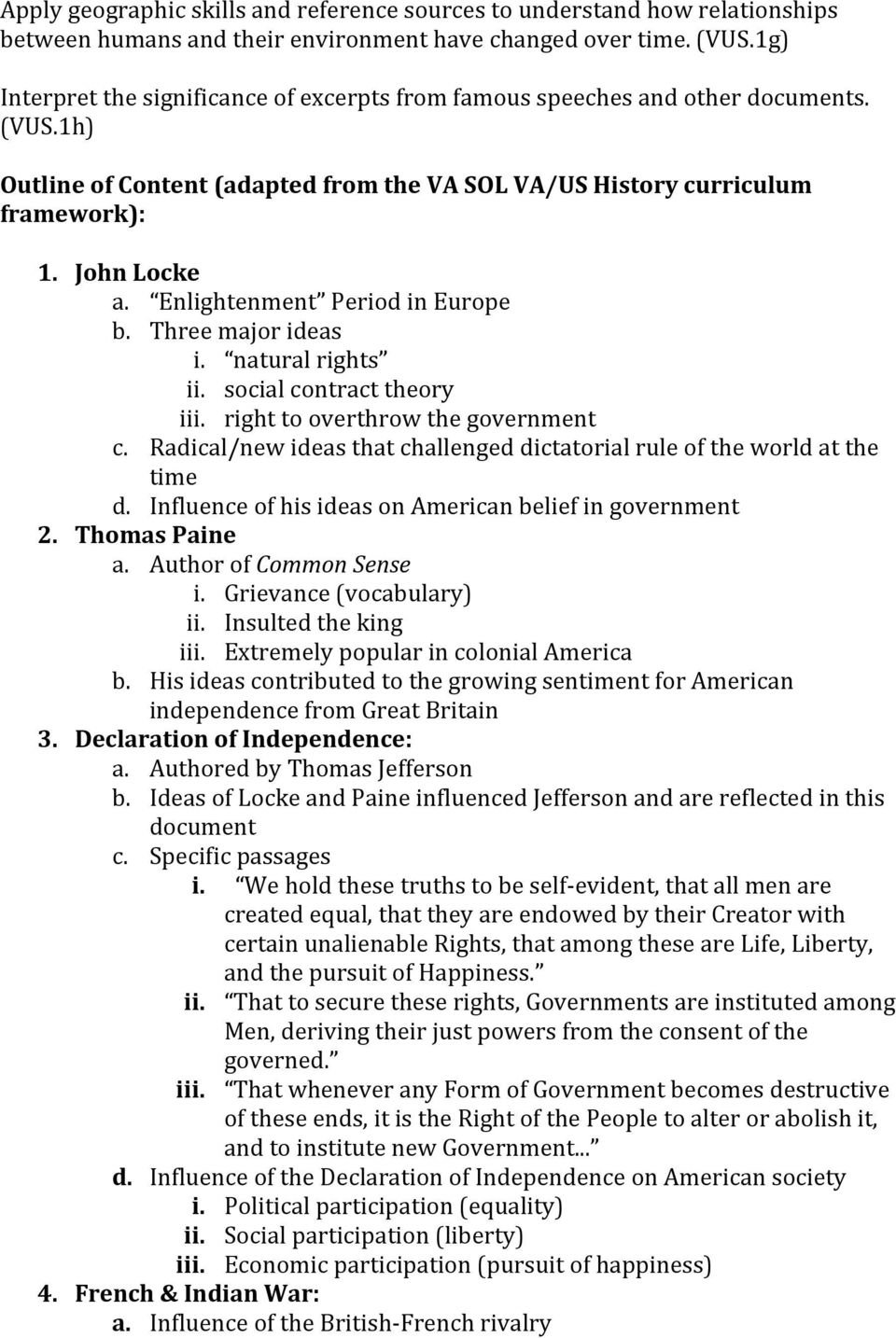 10 Cute Major Ideas Of The Enlightenment unit plan the american revolution pdf 2022