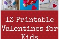 valentine ideas for kids: 13 printable valentines | holidays, craft