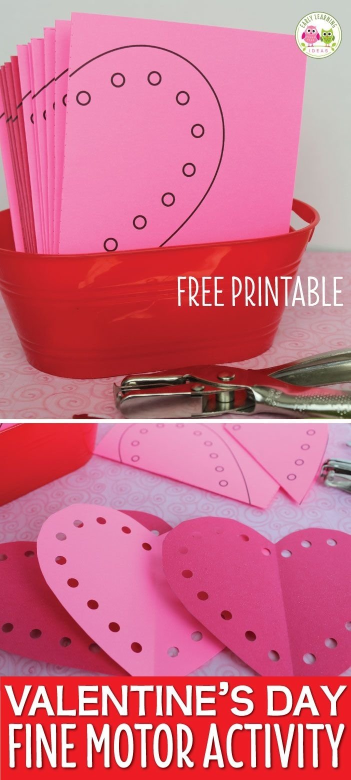 10 Most Popular Fun Ideas For Valentines Day valentines day activity heart fine motor practice free printable 2022