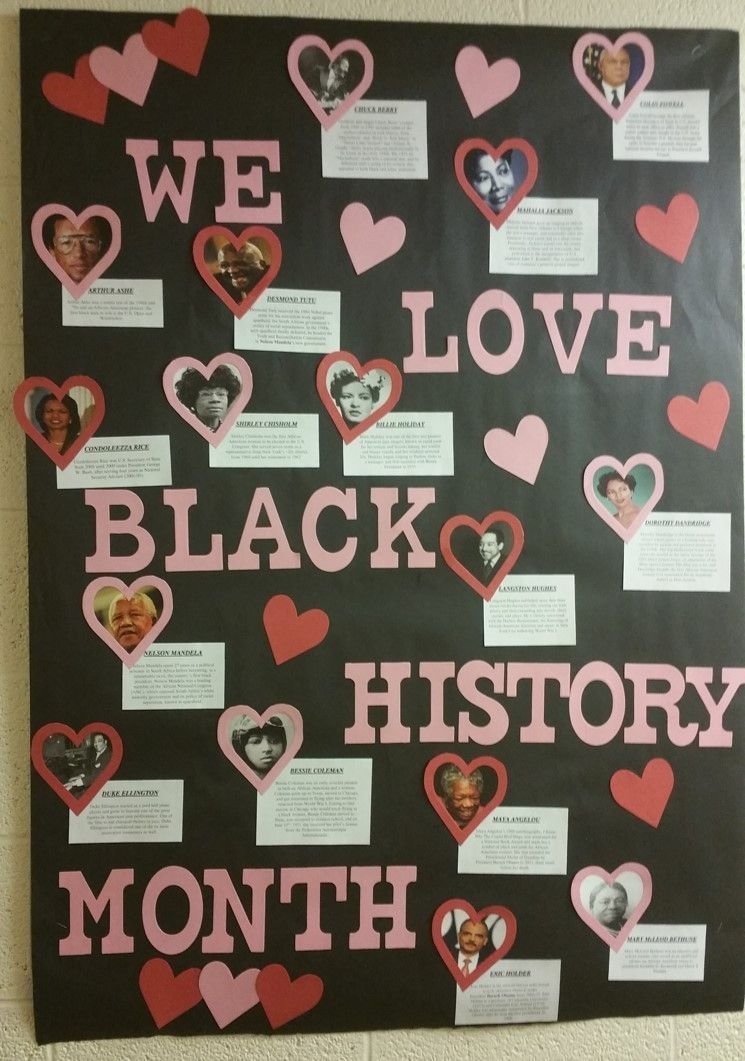 10 Lovely Bulletin Board Ideas For Black History Month valentines day and black history month bulletin board res life 2 2022