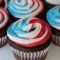 vanilla frosting on a 4th of july cupcake – recipemuse