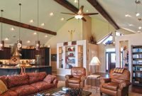 vaulted ceiling lighting ideas | kitchen, living room and bedroom