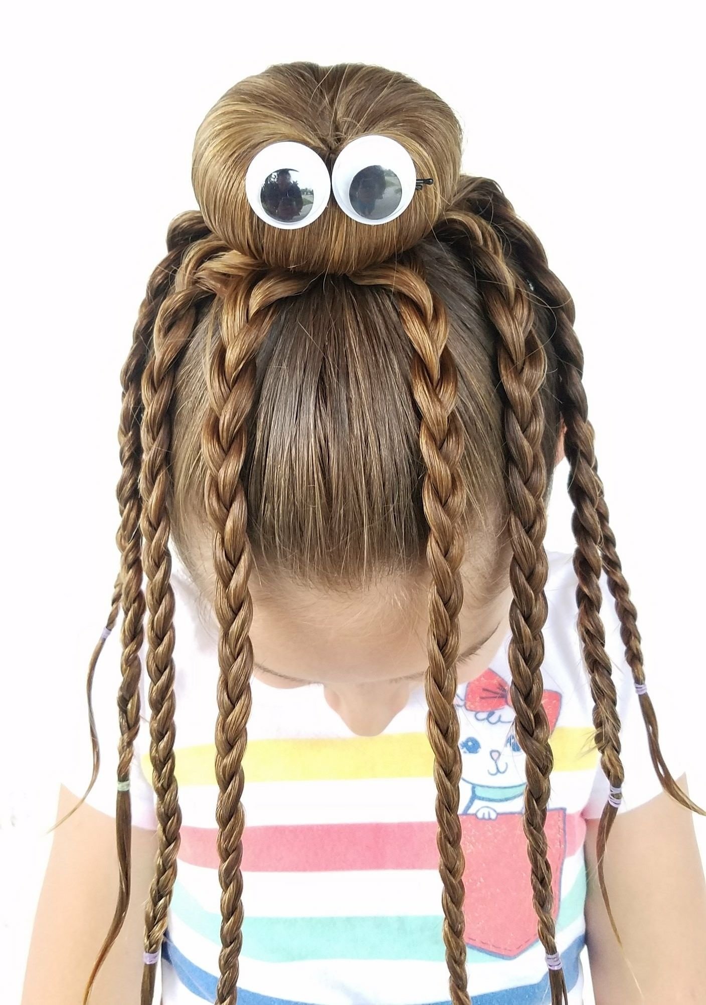 10 Elegant Crazy Hair Ideas For Long Hair we had fun creating this octopus bun hairstyle with my daughter 2022