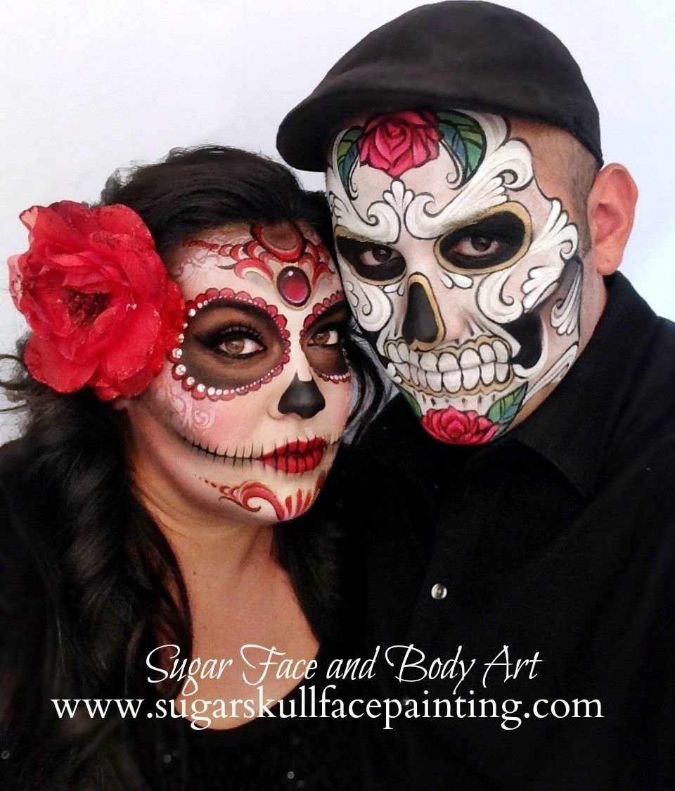 10 Most Recommended Day Of Dead Face Painting Ideas we provide professional sugar skull face painting and body painting 2024