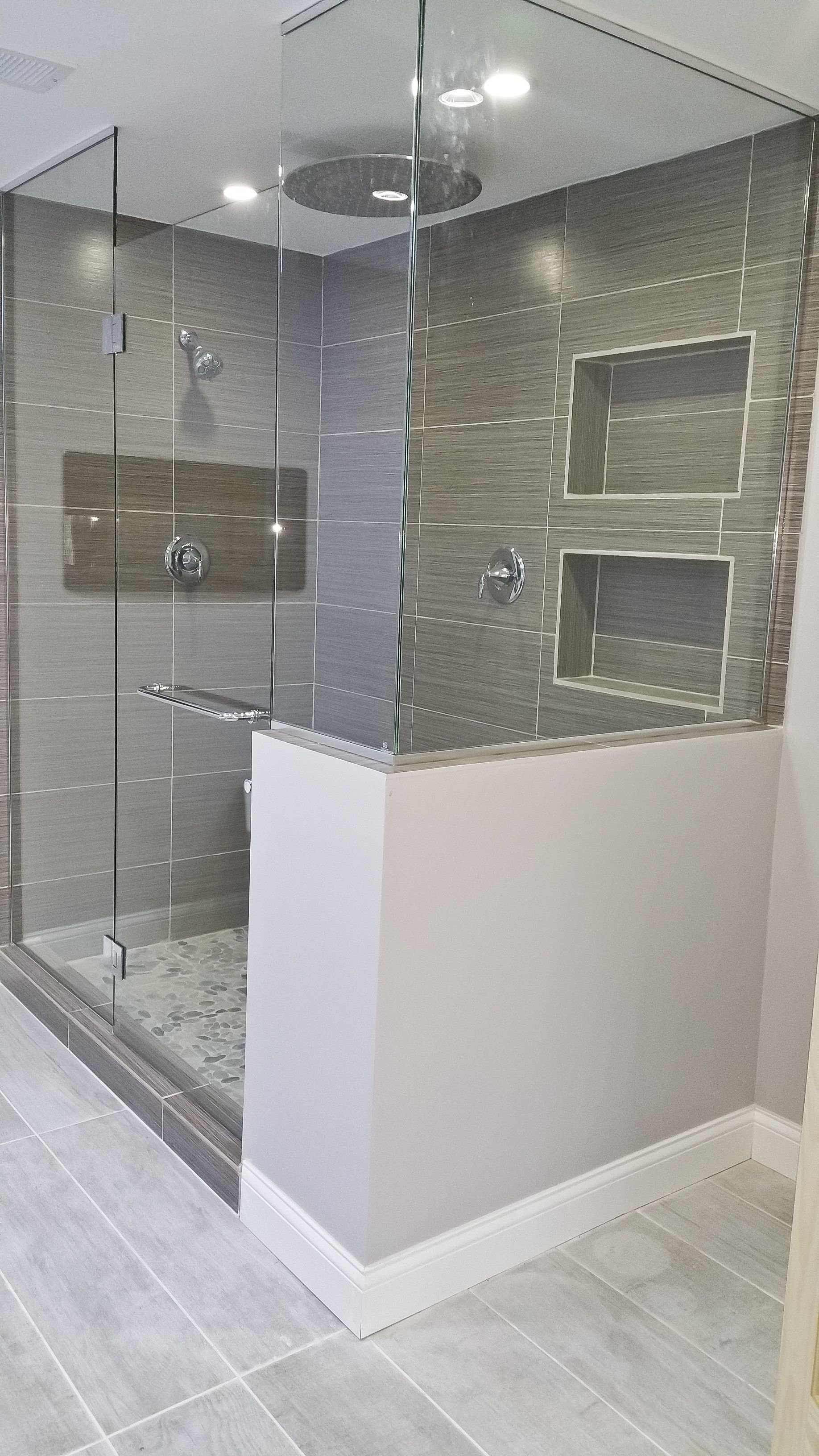 10 Wonderful Walk In Shower Tile Ideas we upgraded this 1980s style bathroom to a modern design wed love 2022