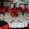 wedding decoration beautiful dining table decoration for wedding red