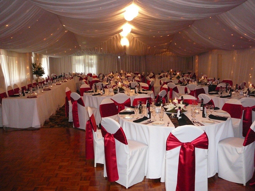 10 Nice Black White And Red Wedding Ideas wedding ideas red ribbon and white chair wedding decoration ideas 2022