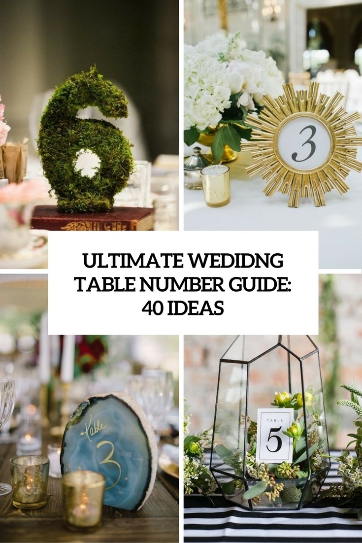 10 Attractive Unique Wedding Table Number Ideas wedding table numbers archives weddingomania 2022
