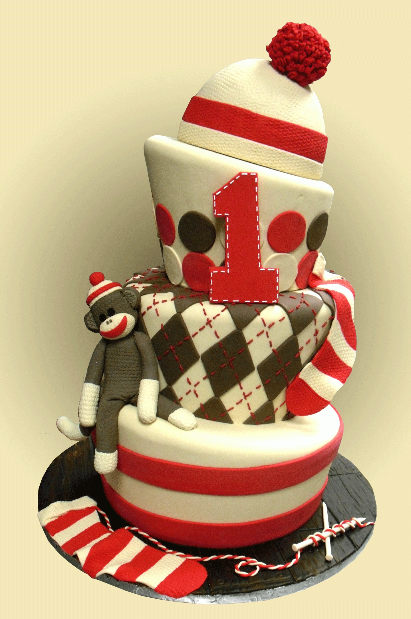 10 Stunning Sock Monkey Birthday Party Ideas what a cute cake one of our other pinners had a whole pin board 2022