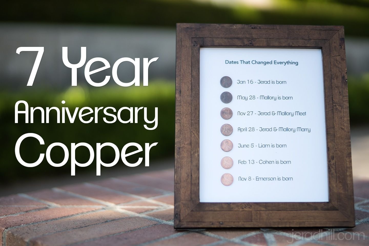 10 Best Anniversary Gift Ideas By Year when my wife and i started discussing what we would do for our 7 7 2022