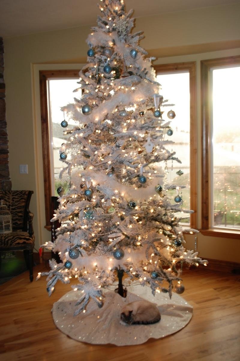 10 Attractive White Christmas Tree Decorating Ideas white christmas tree decorating ideas christmas celebration all 1 2024