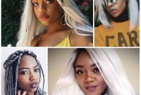white hair colors for black skin tone in 2018 – best hair color